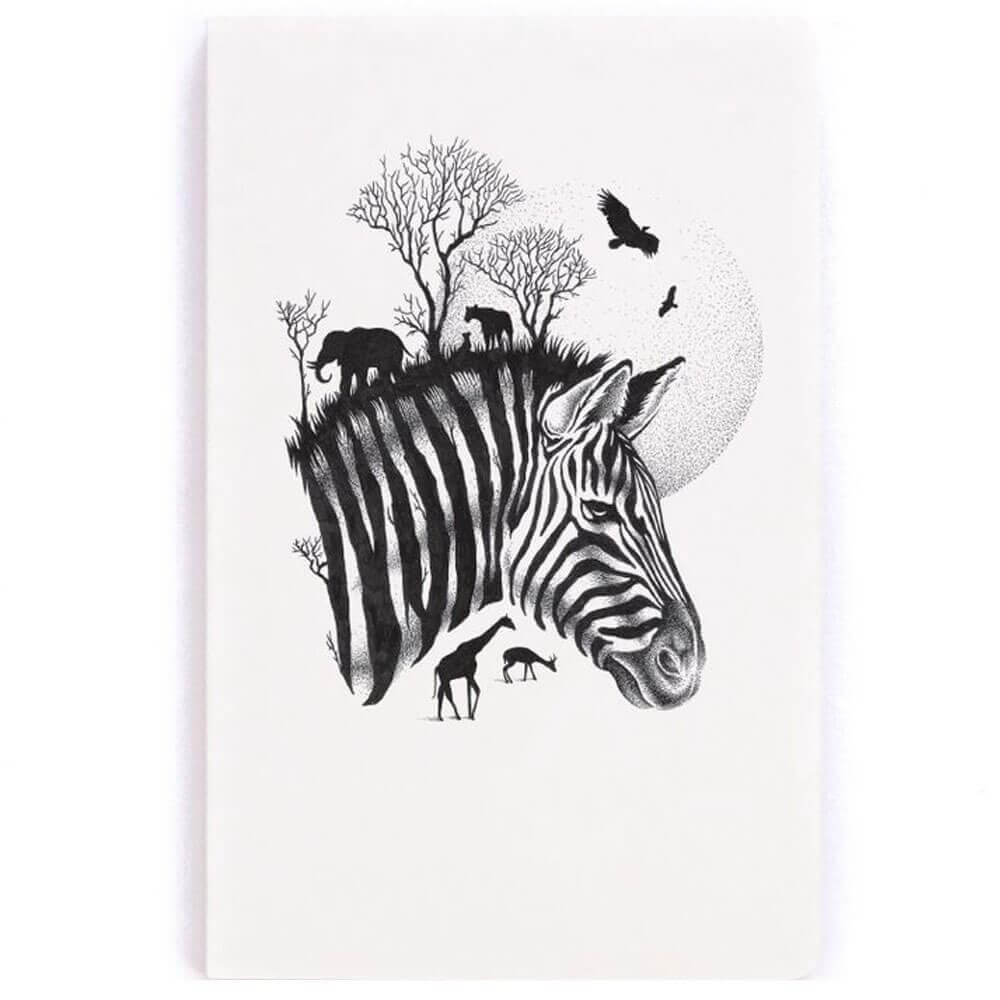 Denik Zebra Classic Layflat Notebook